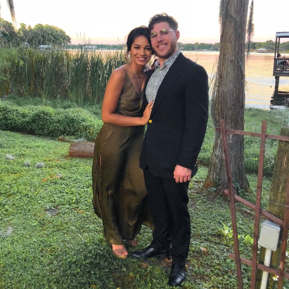 PrettyLittleThing Dresses & Skirts - Olive Green Gown